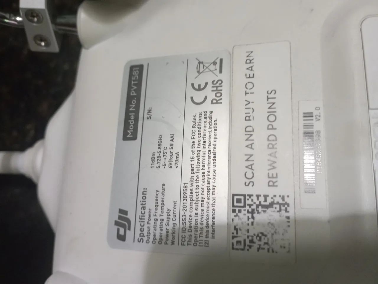 Controle remoto dji mod PVT581 drone  - Foto 3