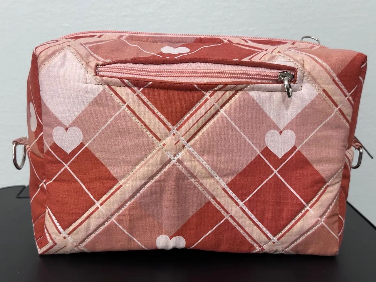 Bolsa Box Menininha Violino Rosa e Marrom - Foto 4