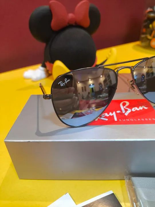 Óculos de sol Ray-Ban Junior Aviator - Foto 4