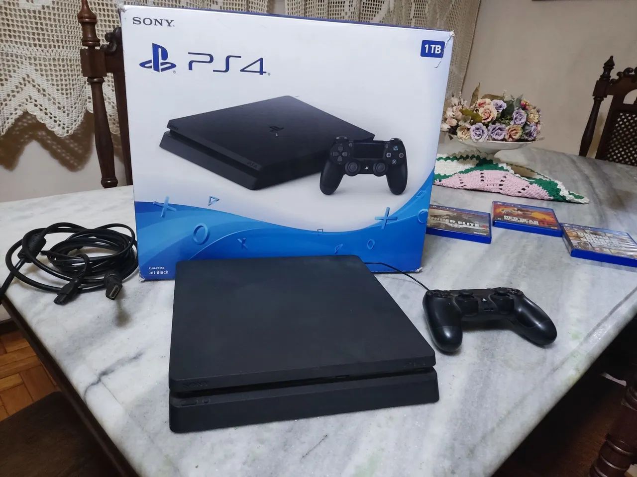 Playstation 4 Slim 1TB - Usado Ótimo estado  - Foto 3