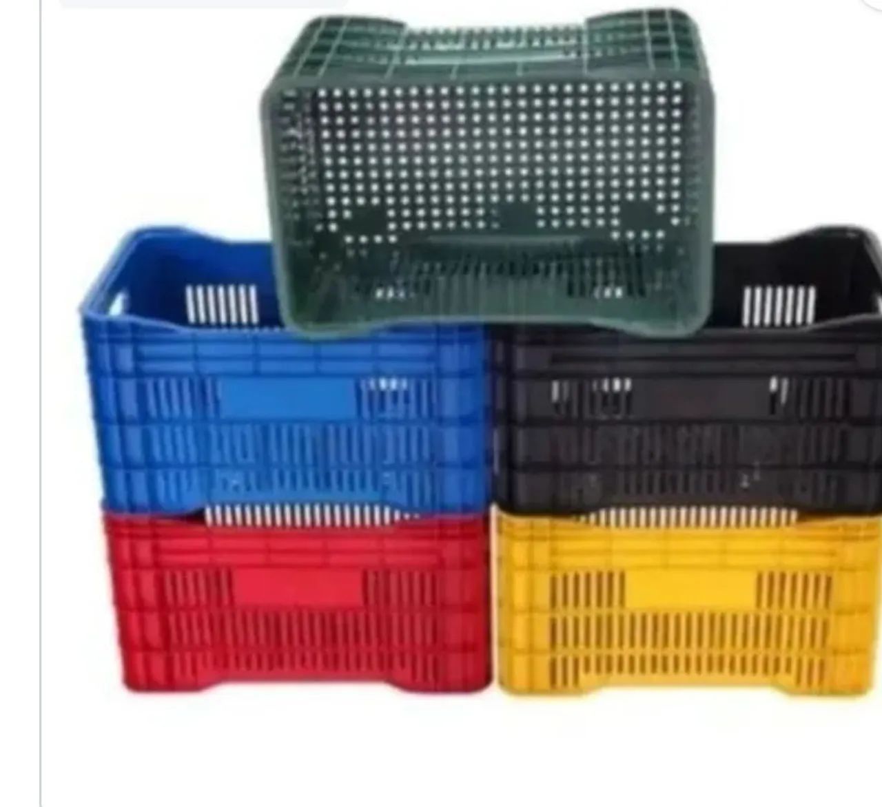 Promoção Final de ano Caixas plásticas novas organizadora , empilháveis em geral - Foto 4