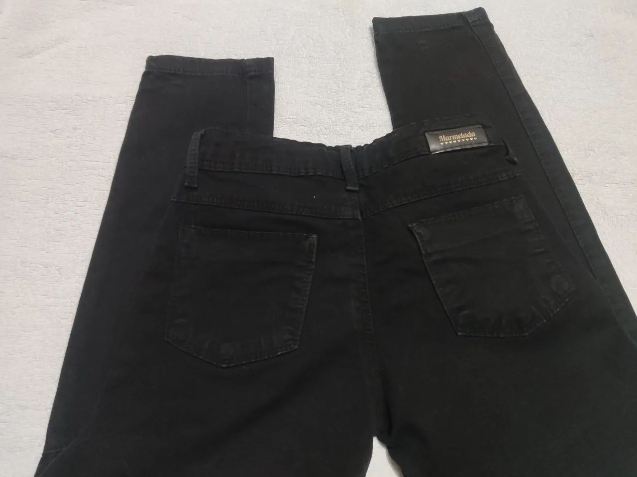 Calças Jeans para Menina - Tamanho 7/8 - Foto 5
