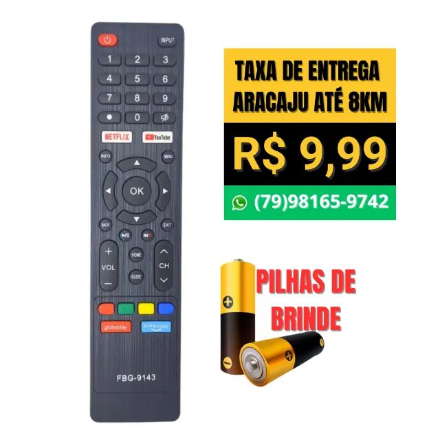 Controle Remoto Tv Led Smart Multilaser Tl020 - Novo - Foto 2