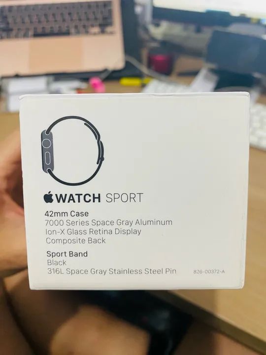 Apenas a caixa do Apple Watch 1ª Geração