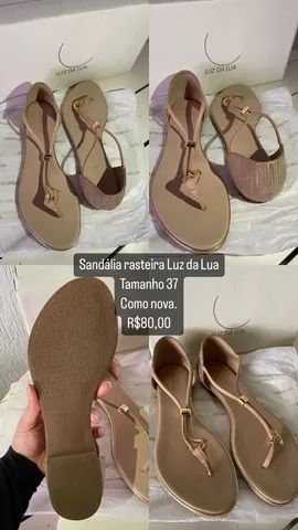 Sandália rasteira Luz da Lua