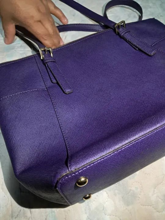 BOLSA MICHAEL KORS ROXA Original - Foto 6