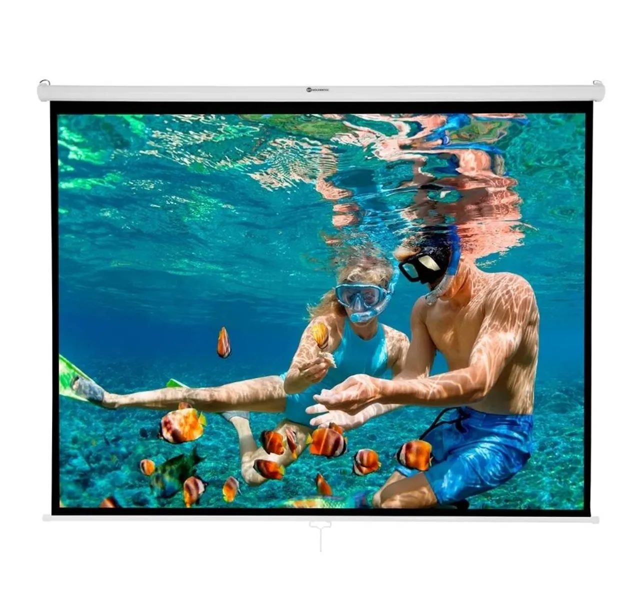 Tela de projeção goldentec 2m x 1,50m - Foto 2