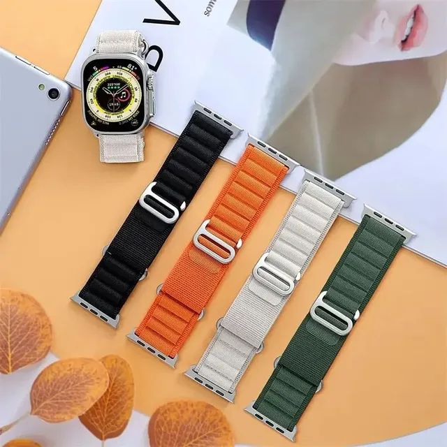 Pulseira para relógio smartwatch Alpina Apple Watch W8 Iwo etc - Foto 2