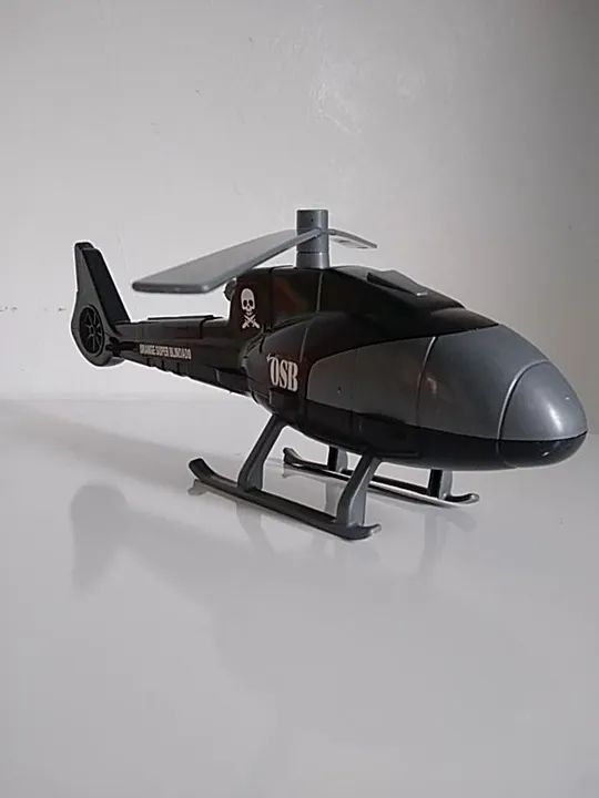 Moto Super Esportiva de Brinquedo + helicóptero Infantil - Foto 5