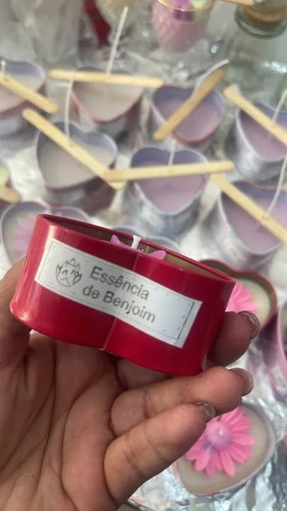 Velas Decorativas com Flores - Foto 2