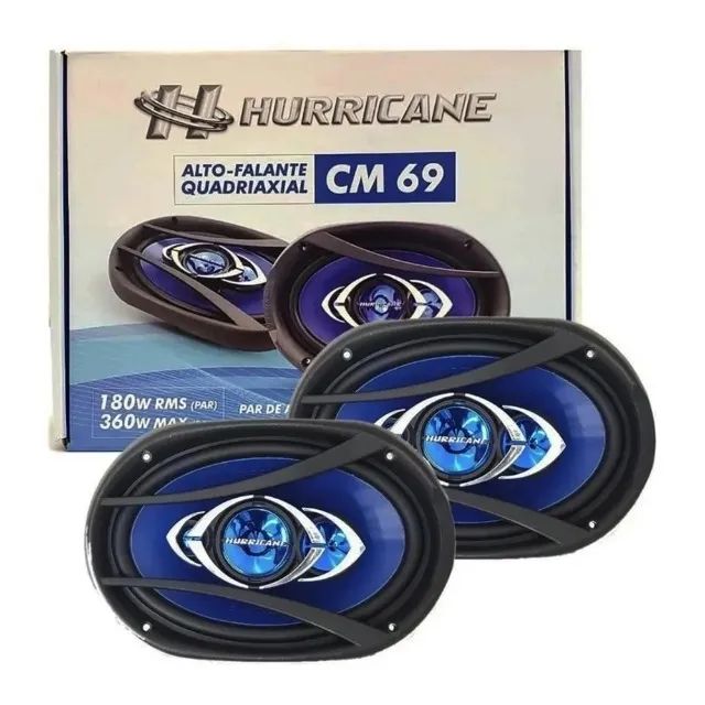 ALTO-FALANTE QUADRIAXIAL 6X9" 180W RMS 360W MAX CM9