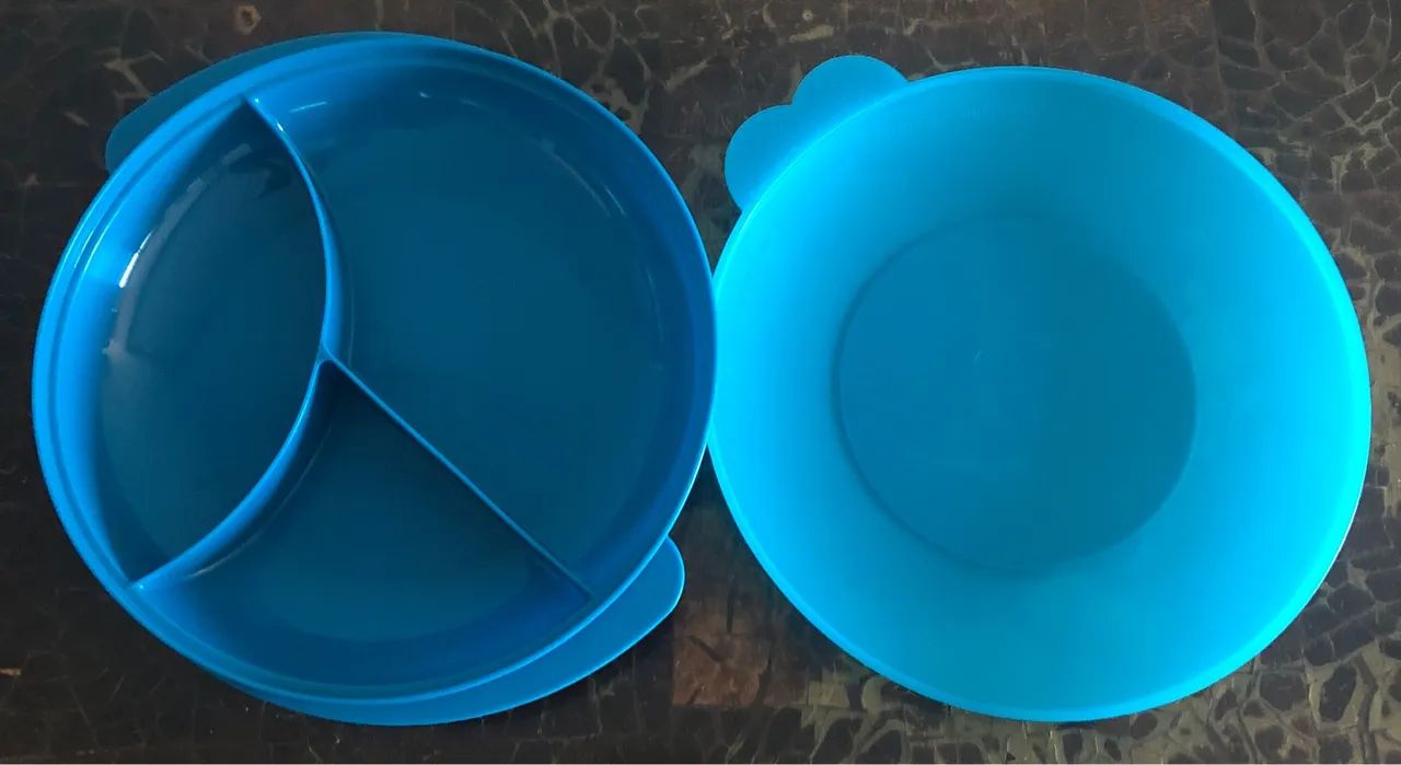 2 pratos-marmitas da Tupperware  - Foto 3