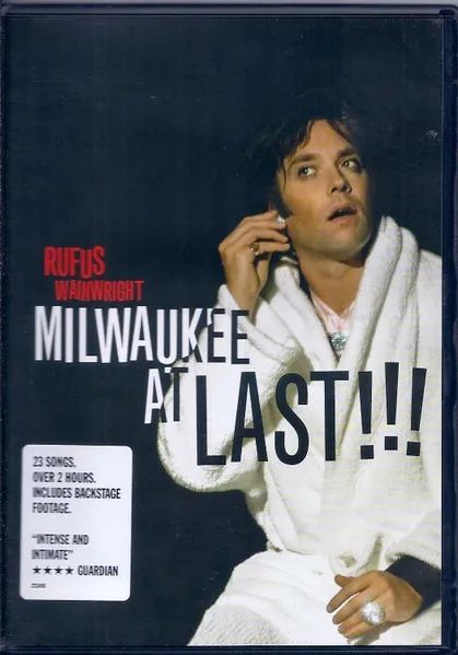 Rufus Wainwright - Milwaukee At Last!!!( DVD,Original Raro