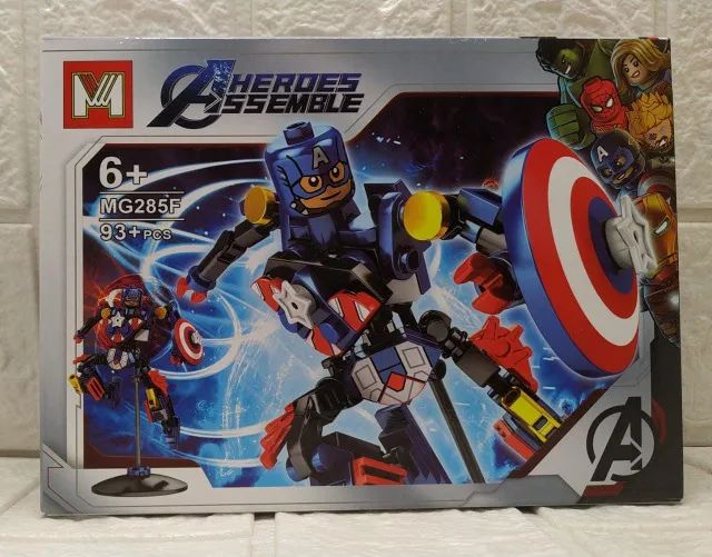 Lego Heroi  Assemble Mg285f Capitão América - Foto 2