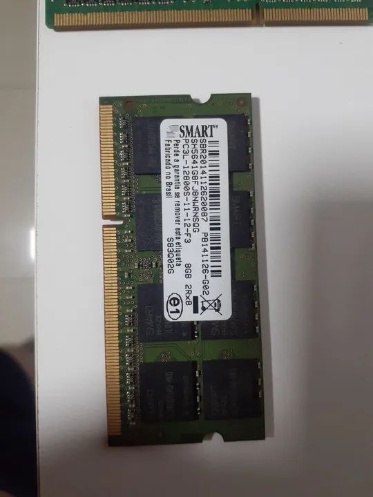 Memora de notebook 8gb 4 Gb troco por de 8 gb pra pc - Foto 3