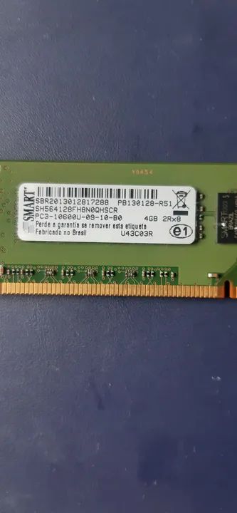 Memória DDR3 4GB SMART