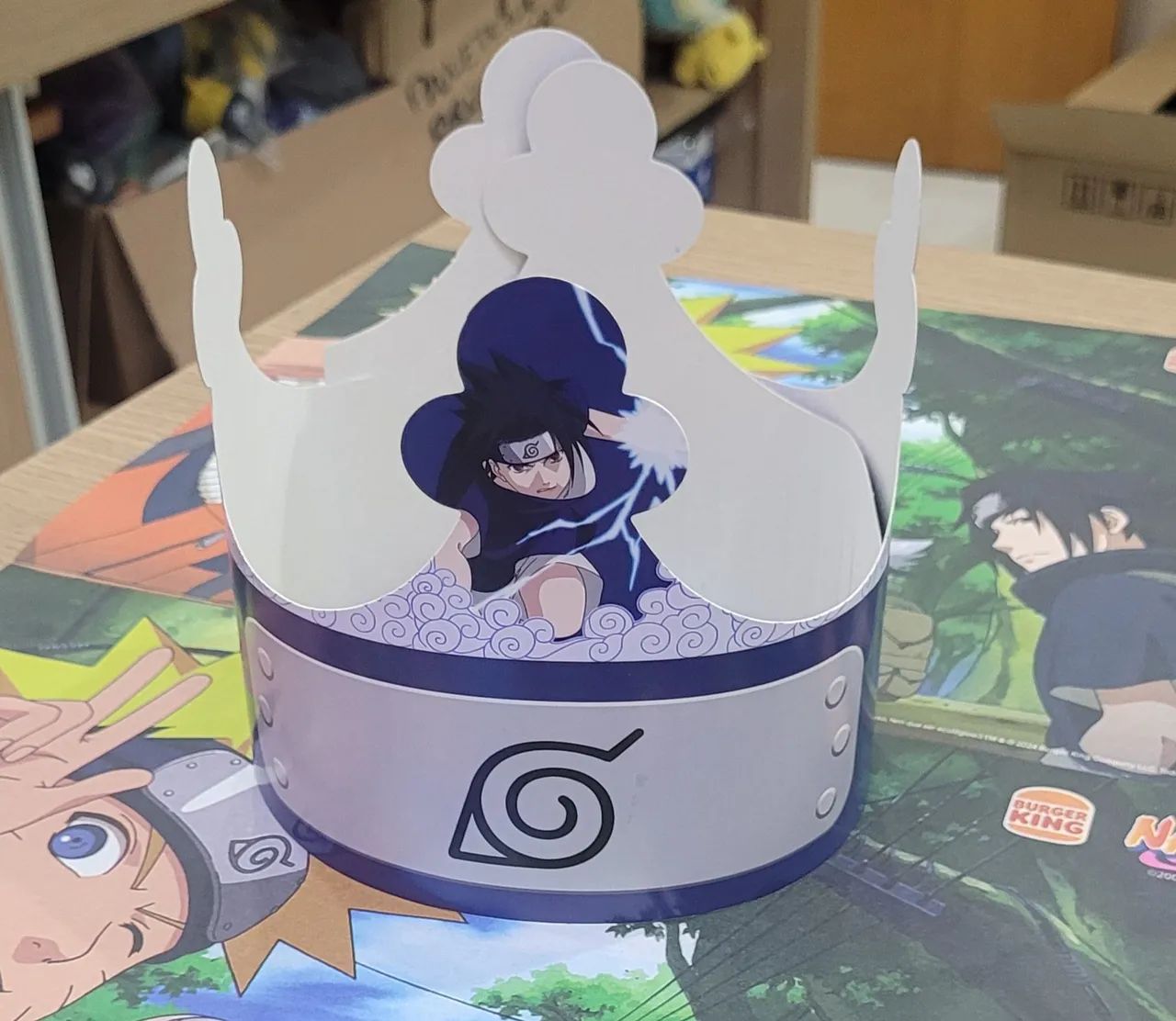 Coroas de Papel da coleção Naruto Burguer King 2024 (Novas )(Valor por unidade) - Foto 5