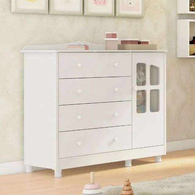 Comoda Infantil 100% MDF Elo Janelinha  - Foto 2
