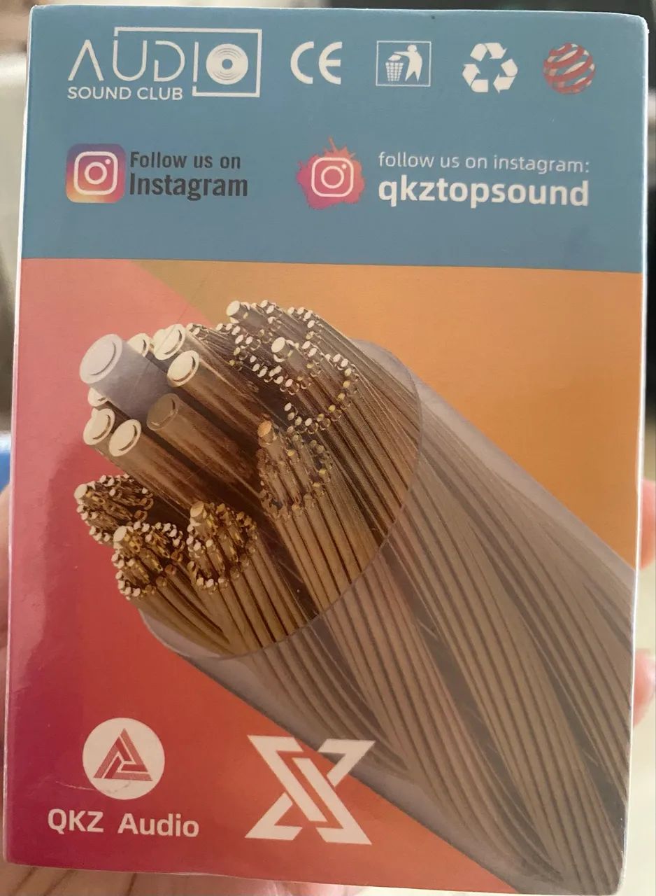 Cabo QKZ T1 Para Fone de ouvido KZ Com Entrada 2 Pinos - Foto 2