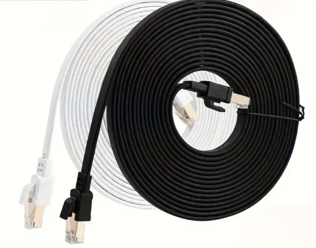 Cabo de Rede Gamer CAT8 10 Metros RJ45 40Gbps 2000MHz Playstation Xbox Nintendo Switch PC - Foto 4