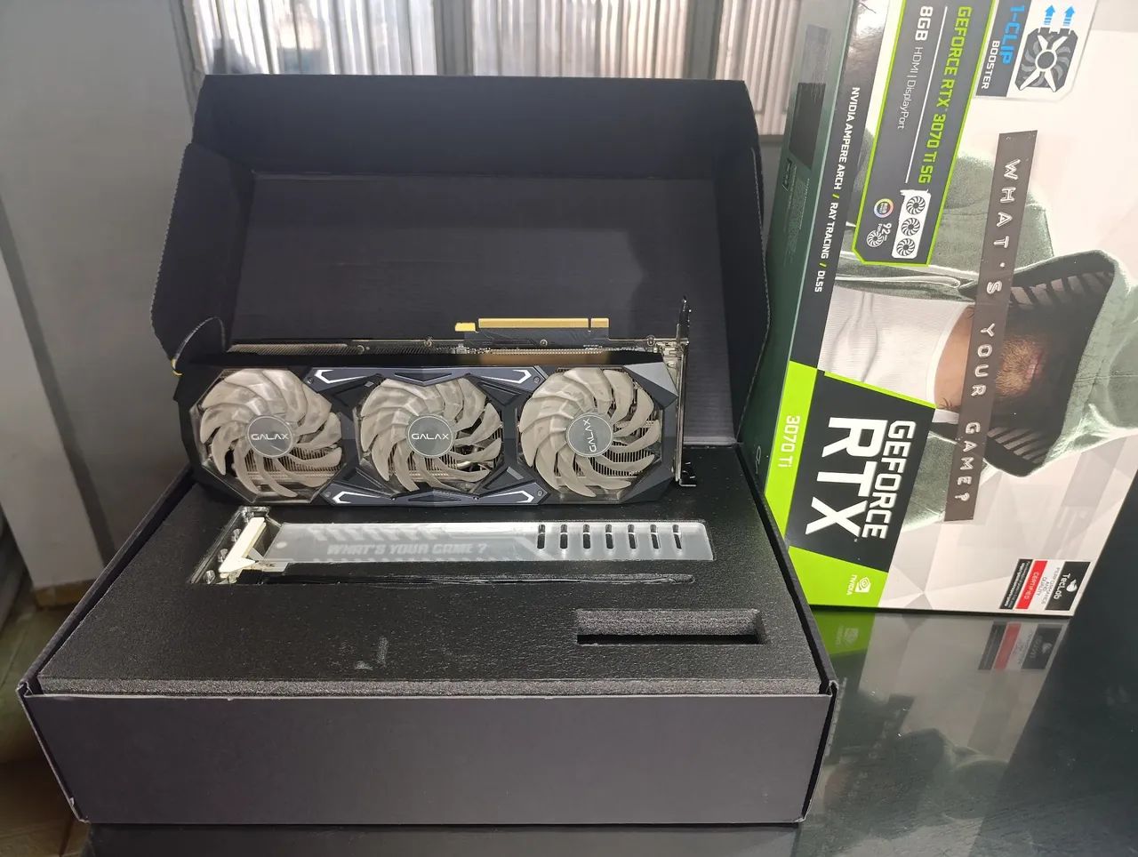 Placa de vídeo RTX 3070 TI GALAX 