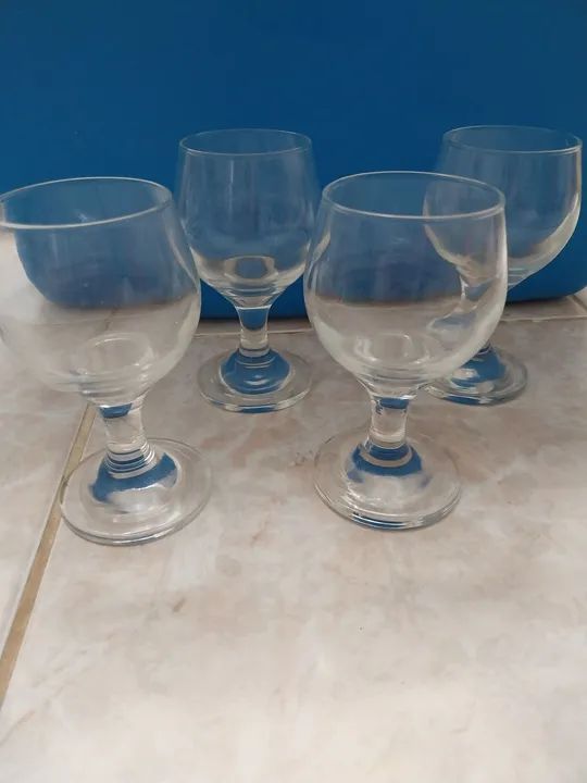 4 Taças de Vidro para Bebidas - Foto 3