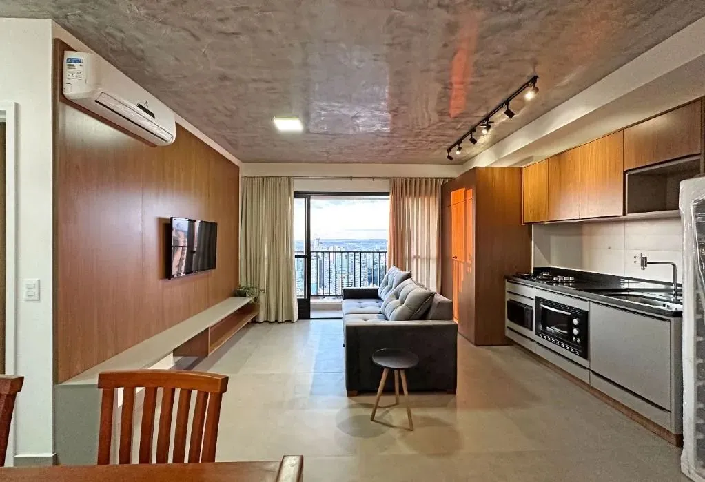 Apartamento de 67 m² com 02 quartos para alugar por R$ 5.000/mensais no Setor Oeste - Goiâ