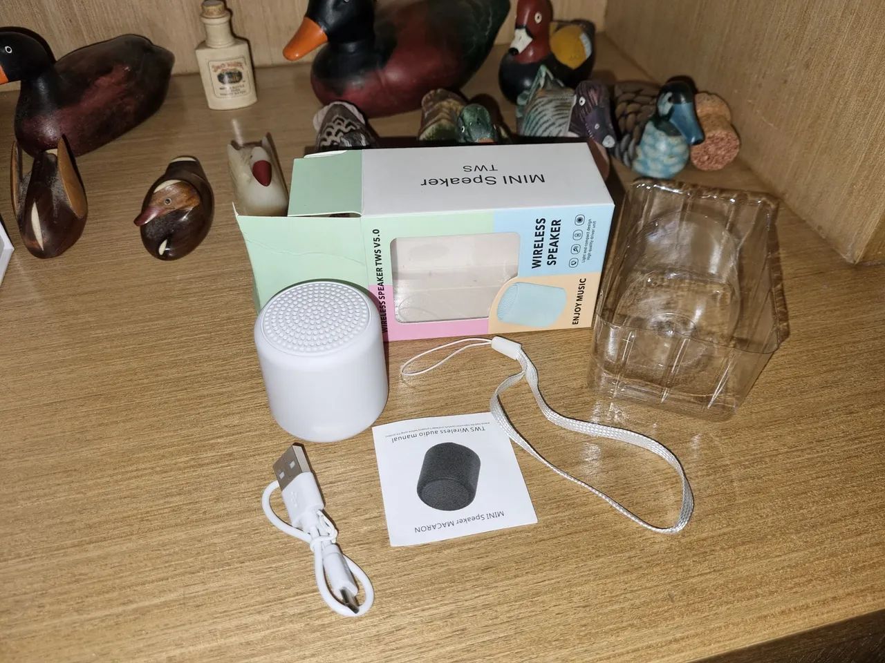 Mini Caixa de Som Bluetooth Portátil com Bluetooth 5.0
