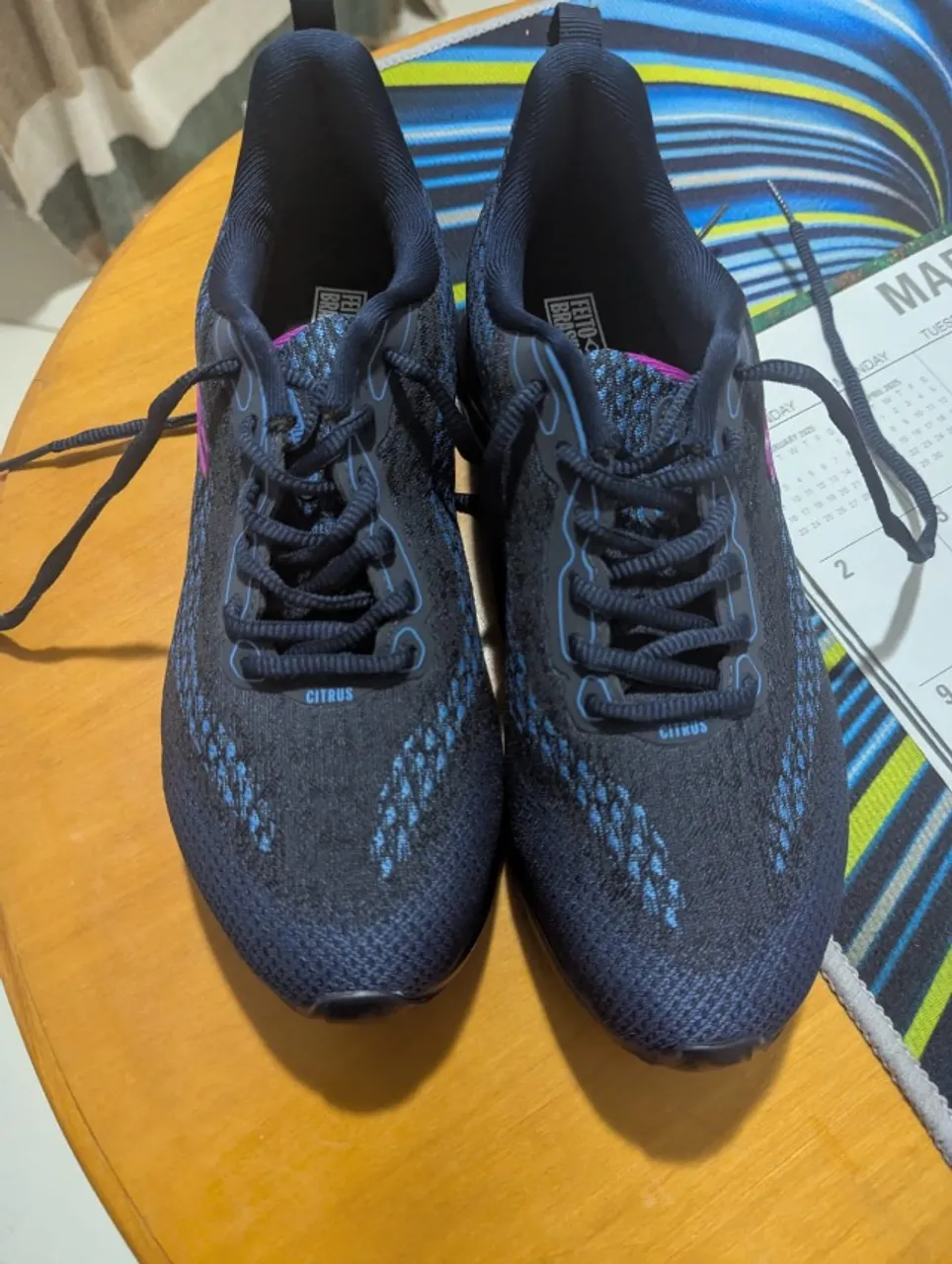 Tênis Olympikus azul tam 38, fem