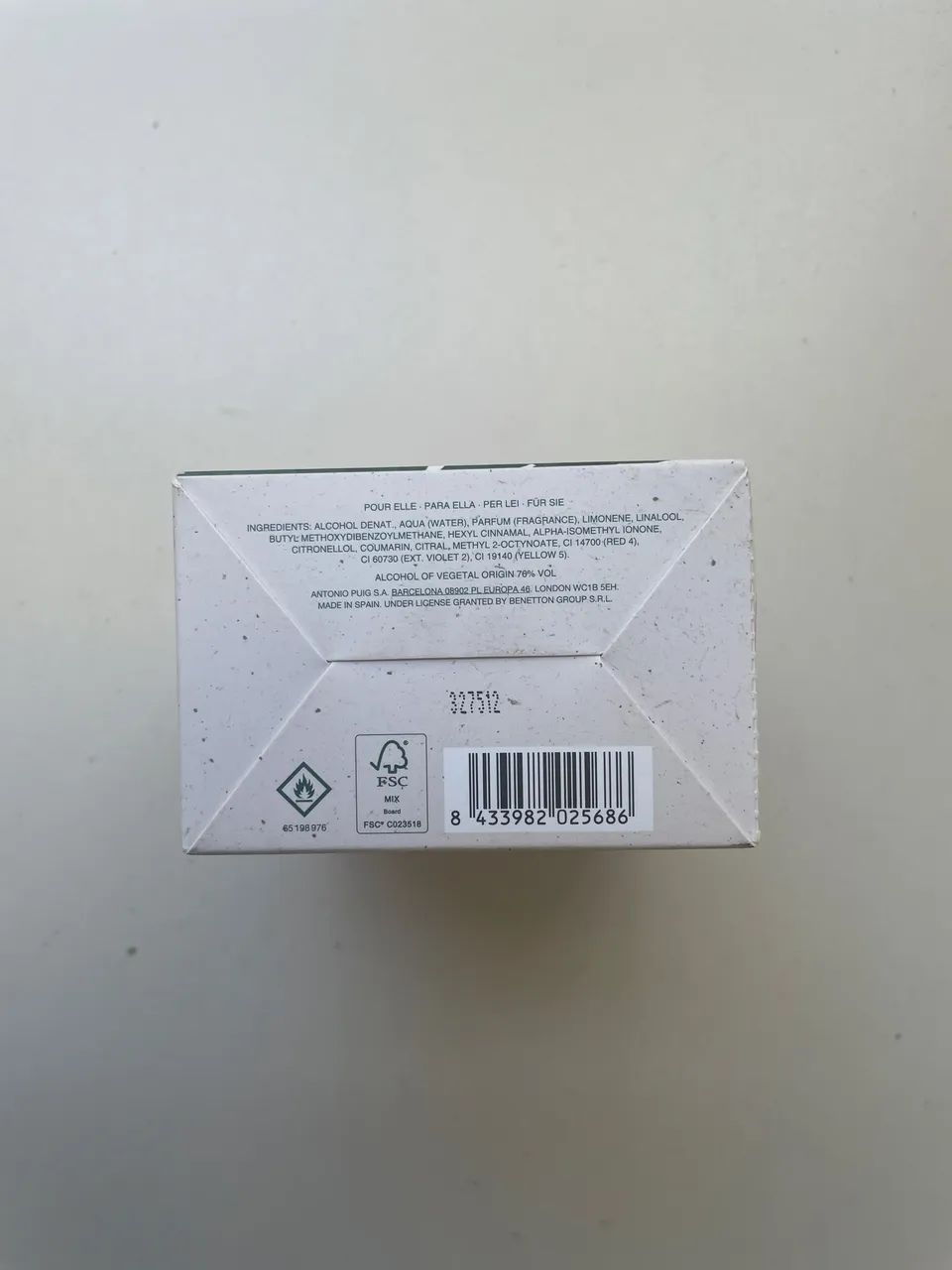 Perfume Benetton Green Amazonia for her zero bala - Foto 2