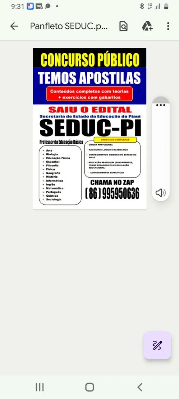 Concursos Seduc Piaui