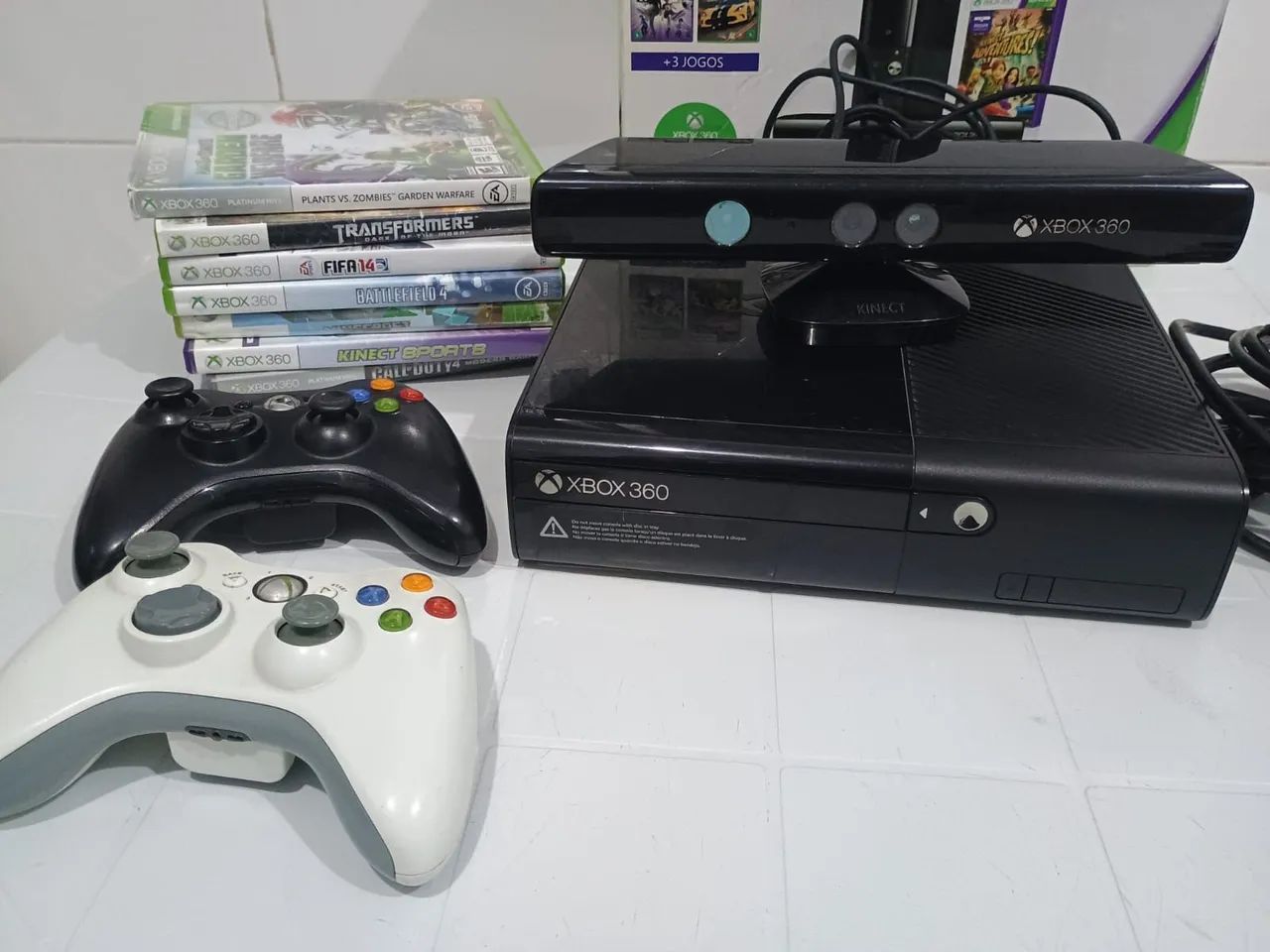 Xbox 360 bloqueado Kinect 2 controles e jogos - Foto 5