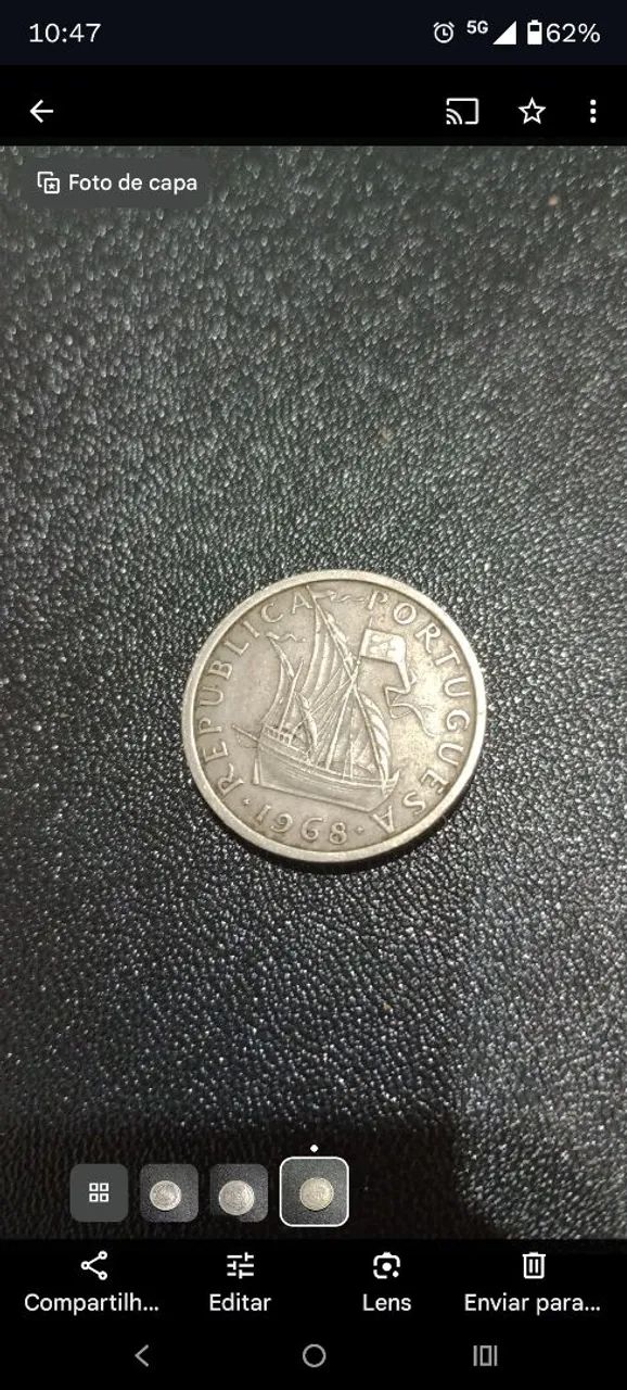 Moedas antigas 5$00 - Foto 3