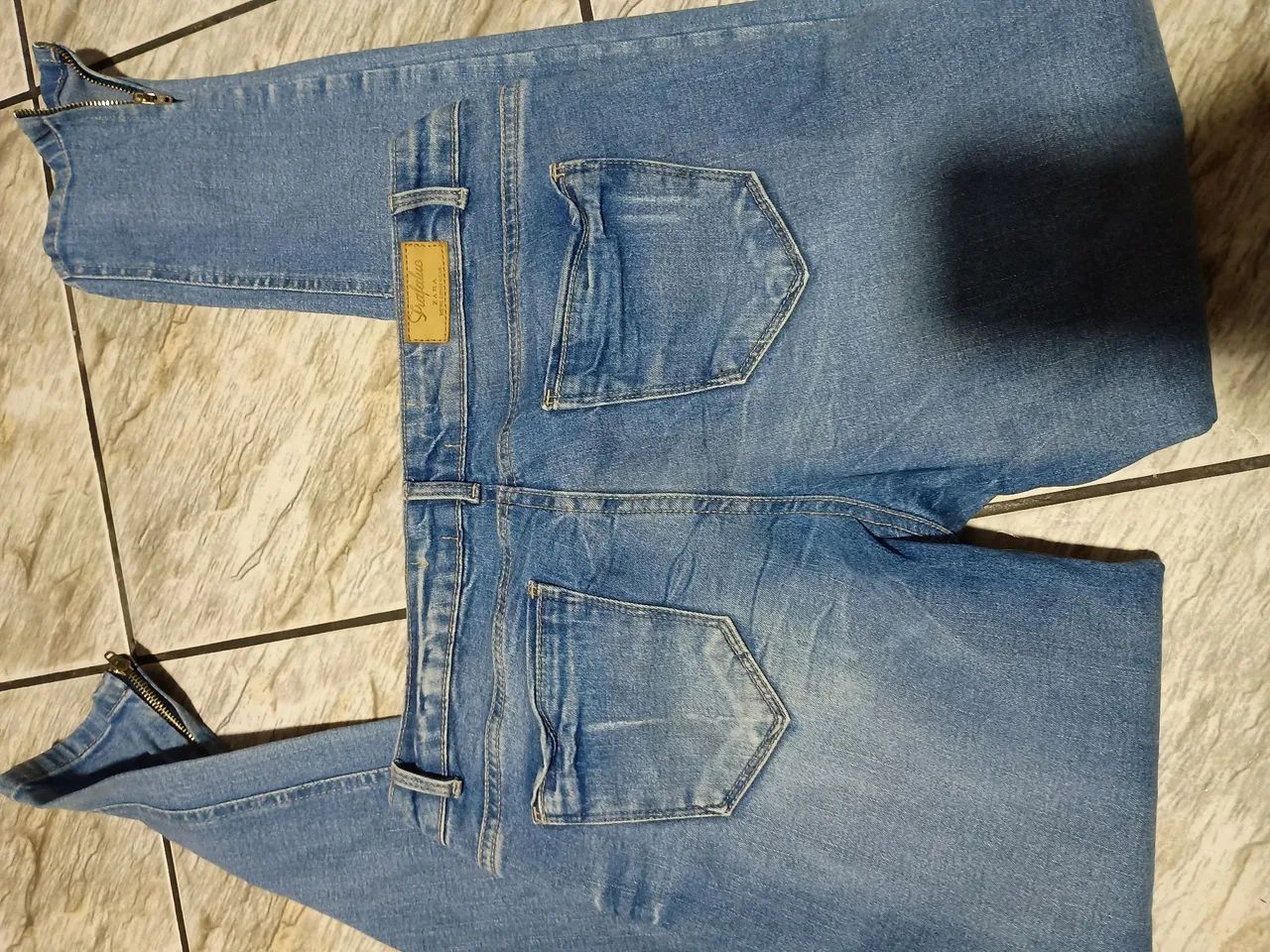 Calça jeans Zara feminina  - Foto 5