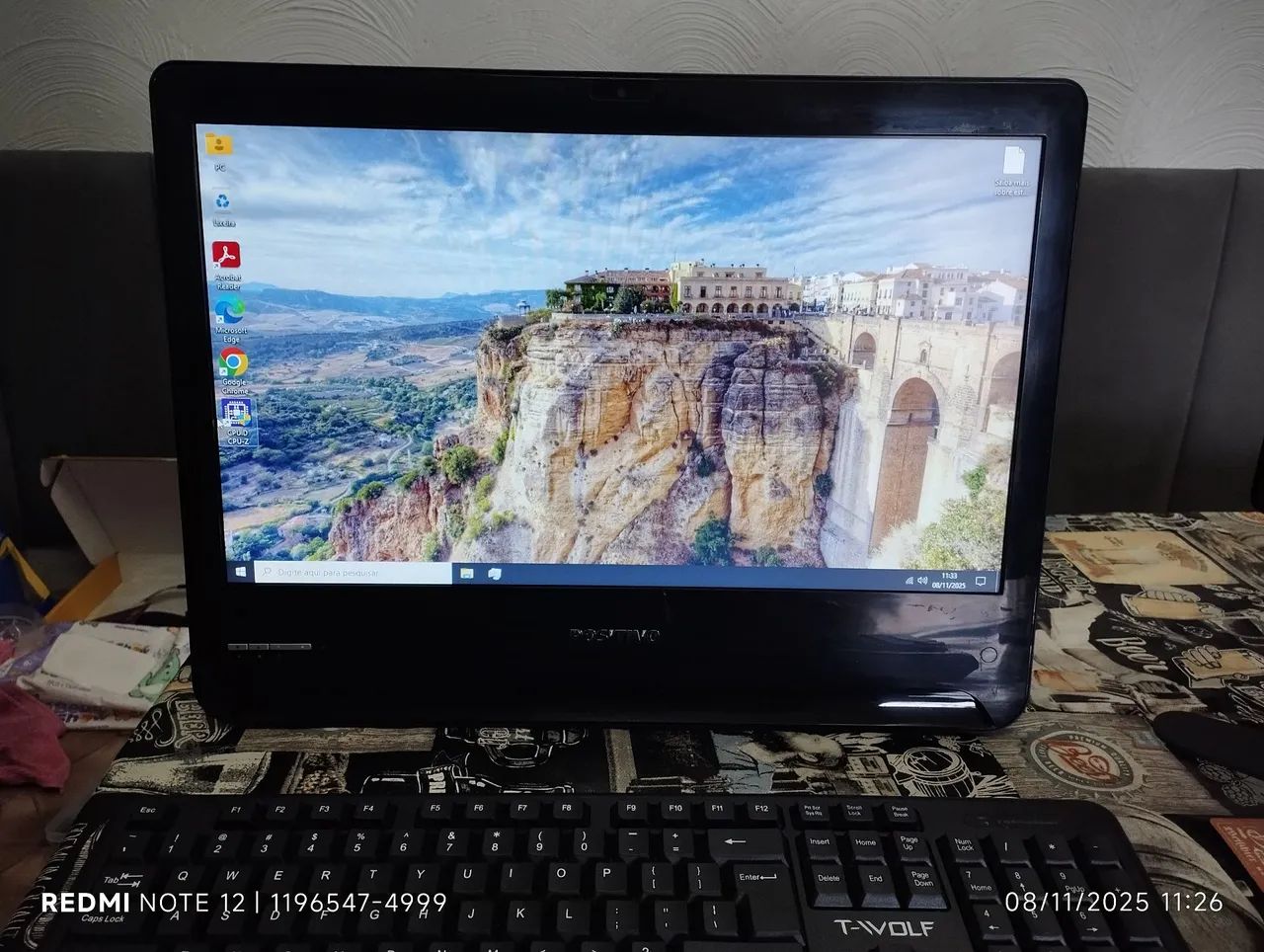 Computador All in One Positivo i3 tela 19"64842073842945120