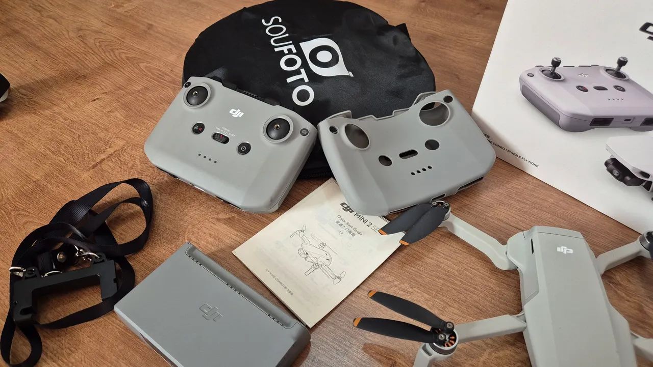 Drone DJI Mini 2 Se Fly Combo - 3 Baterias 30 Min + BRINDES - Foto 3