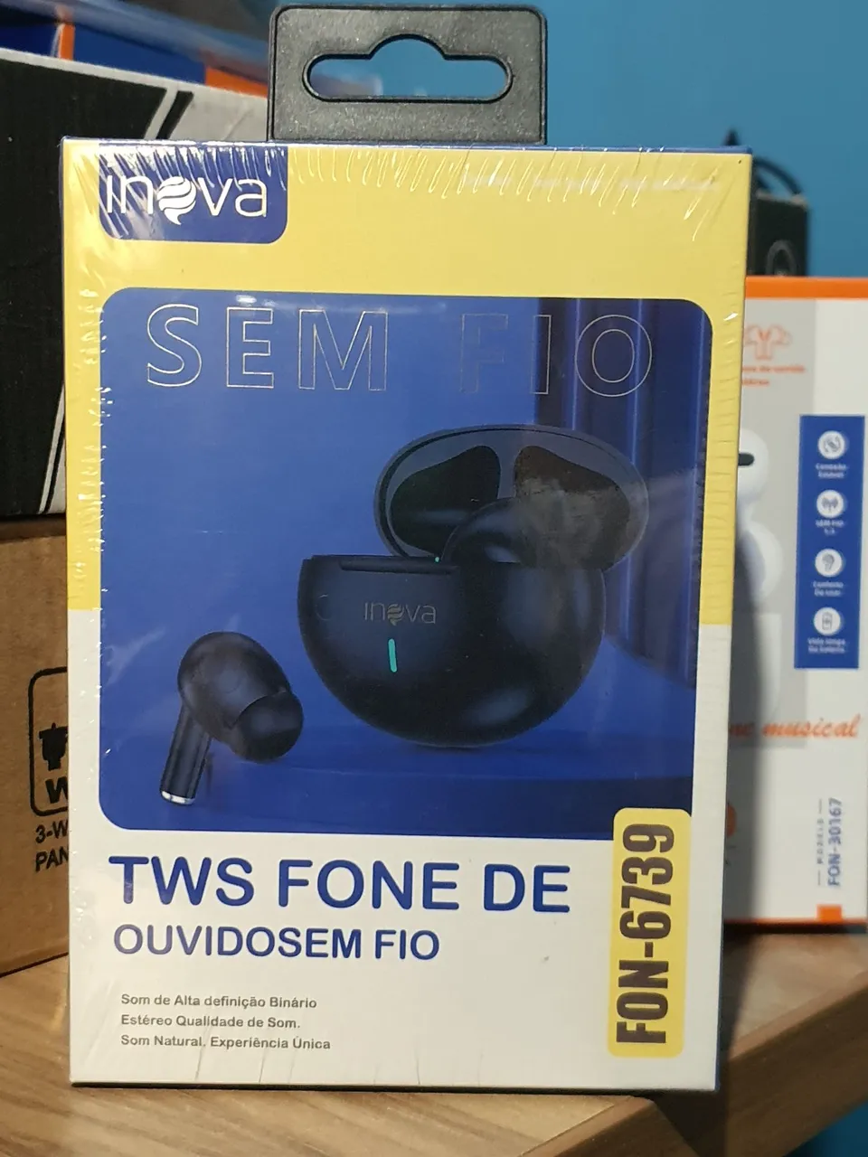Fone de ouvido TWS Inova Sem Fio Bluetooth 