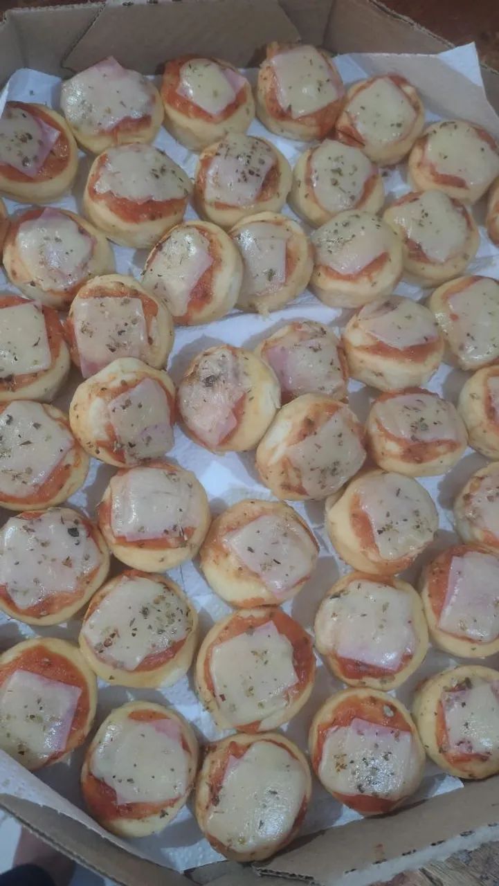 Mini pizza para festas ? aprontar e entregar  - Foto 3