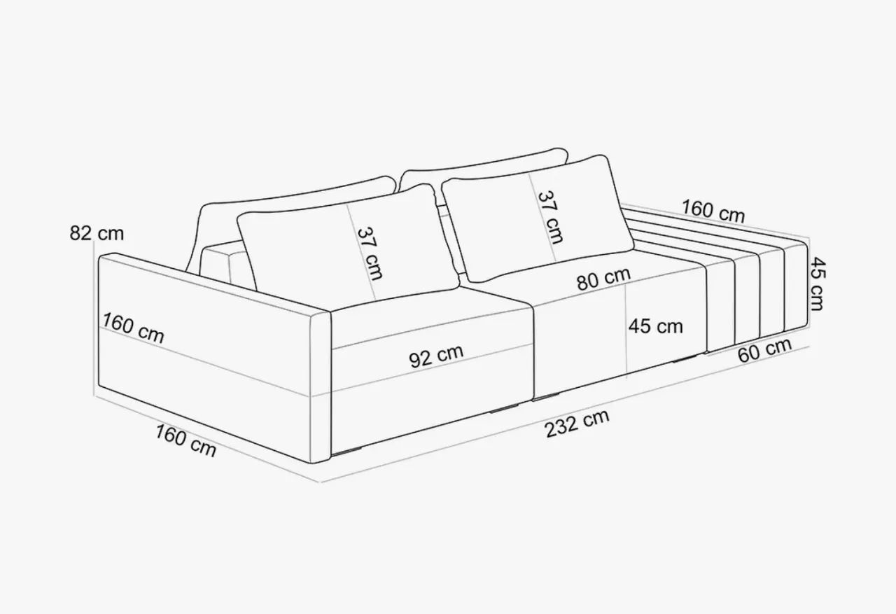 Sofá ilha 5 lugares. Apenas 5 meses de uso  - Foto 2
