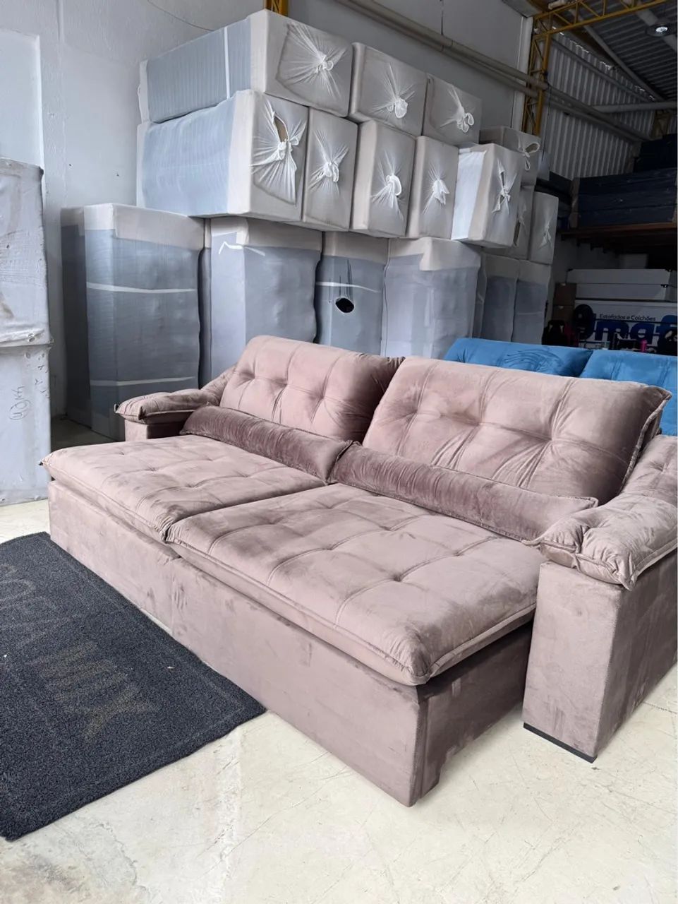 Sofá Retratil Reclinável Premium  2,00 mts - Foto 4