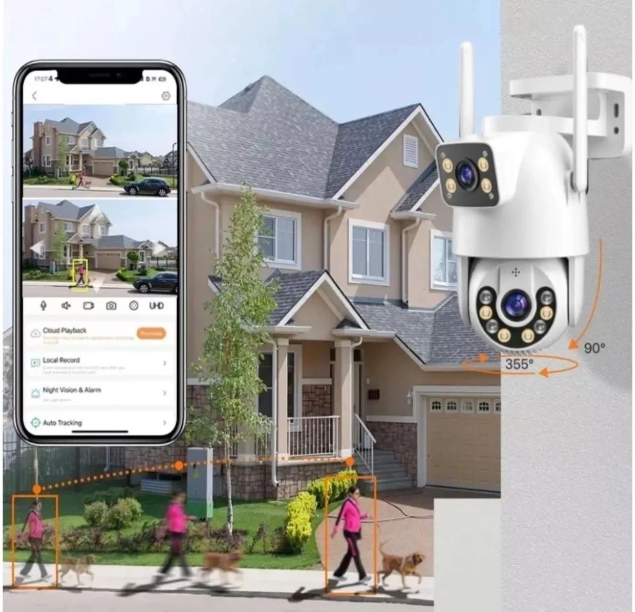 Câmera IP Wifi Inteligente B-Max - Segurança Total para sua Casa! - Foto 2