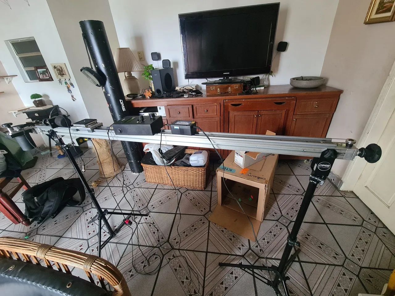 Trilho De Filmagem r Para Câmera Filmadoras - Foto 4