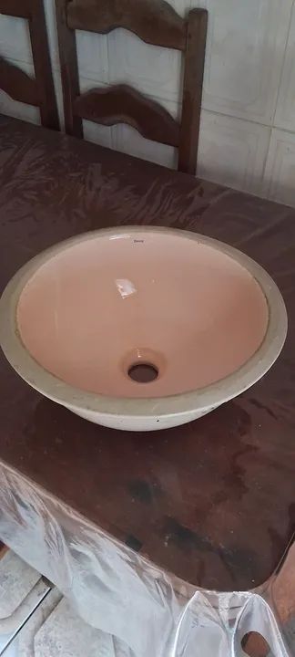 Cuba de cerâmica para banheiro.) - Foto 2