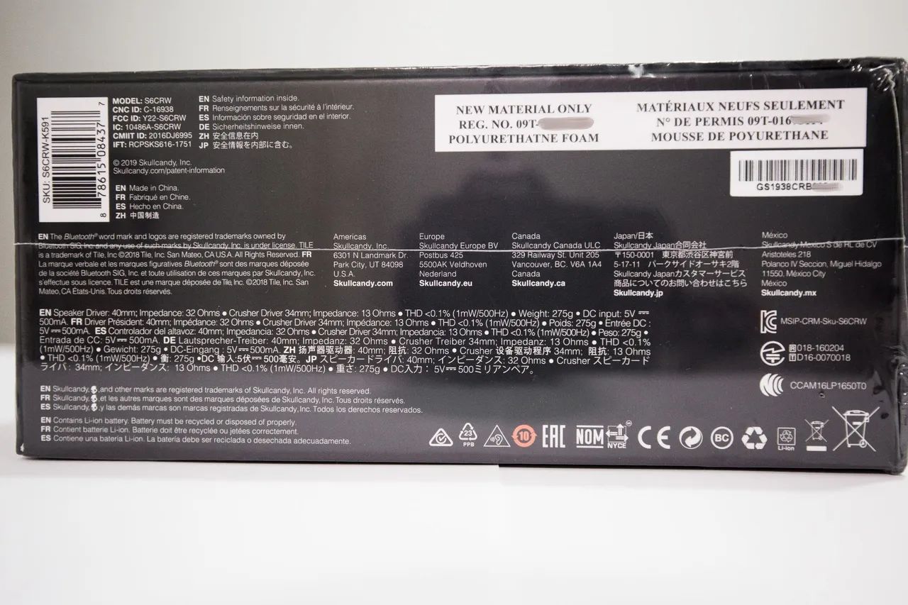 Skullcandy Crusher Wireless - Fones de Ouvido com Bass Sensacional LACRADO - Foto 2