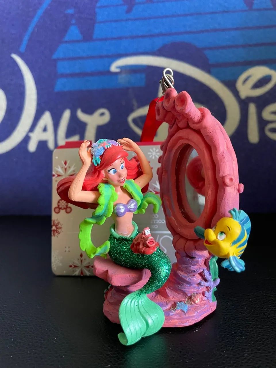 Enfeite Ariel e Linguado - Disney store - Foto 2