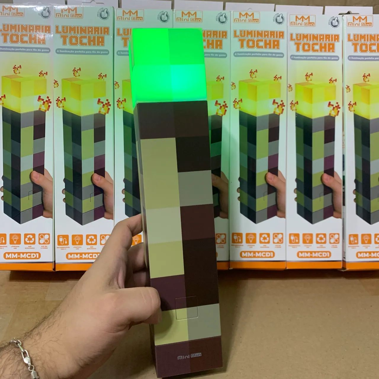 Luminária Tocha do Minecraft LACRADO!  - Foto 4