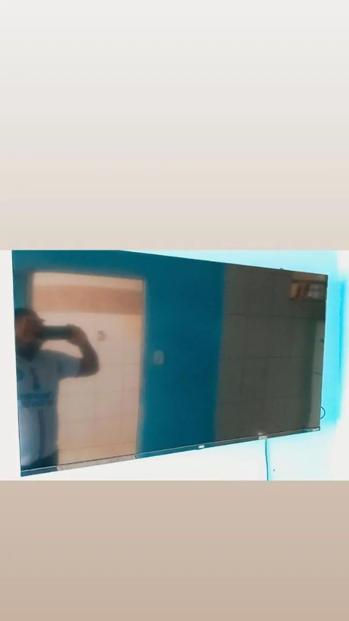 Vende tv 50 polegada AOC 4 meses de uso nova nova controle manual e tá na caixa  - Foto 2