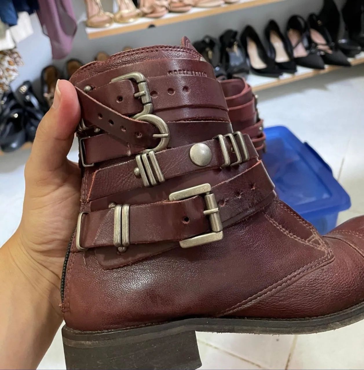 Bota Santa Lolla em couro marrom - Foto 2
