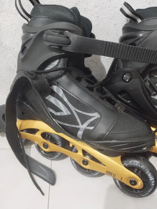 Patins Oxer Byte com Equipamentos de Proteção - Foto 2