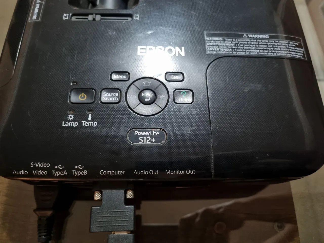 Projetor Epson PowerLite S12+